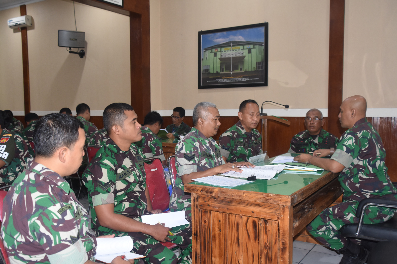 Korem 073/Makutarama Terima Tim Pengawas Post Audit Itjenad Tahun 2023